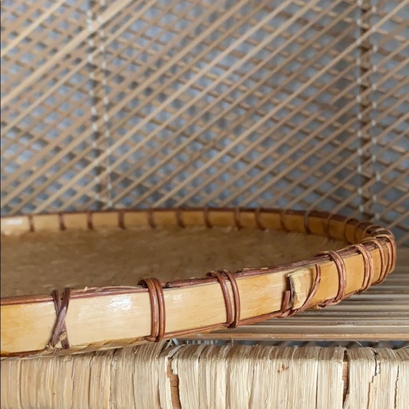 Vintage wicker tray - Picture 4 of 6